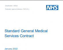 Standard General Medical Services Contract